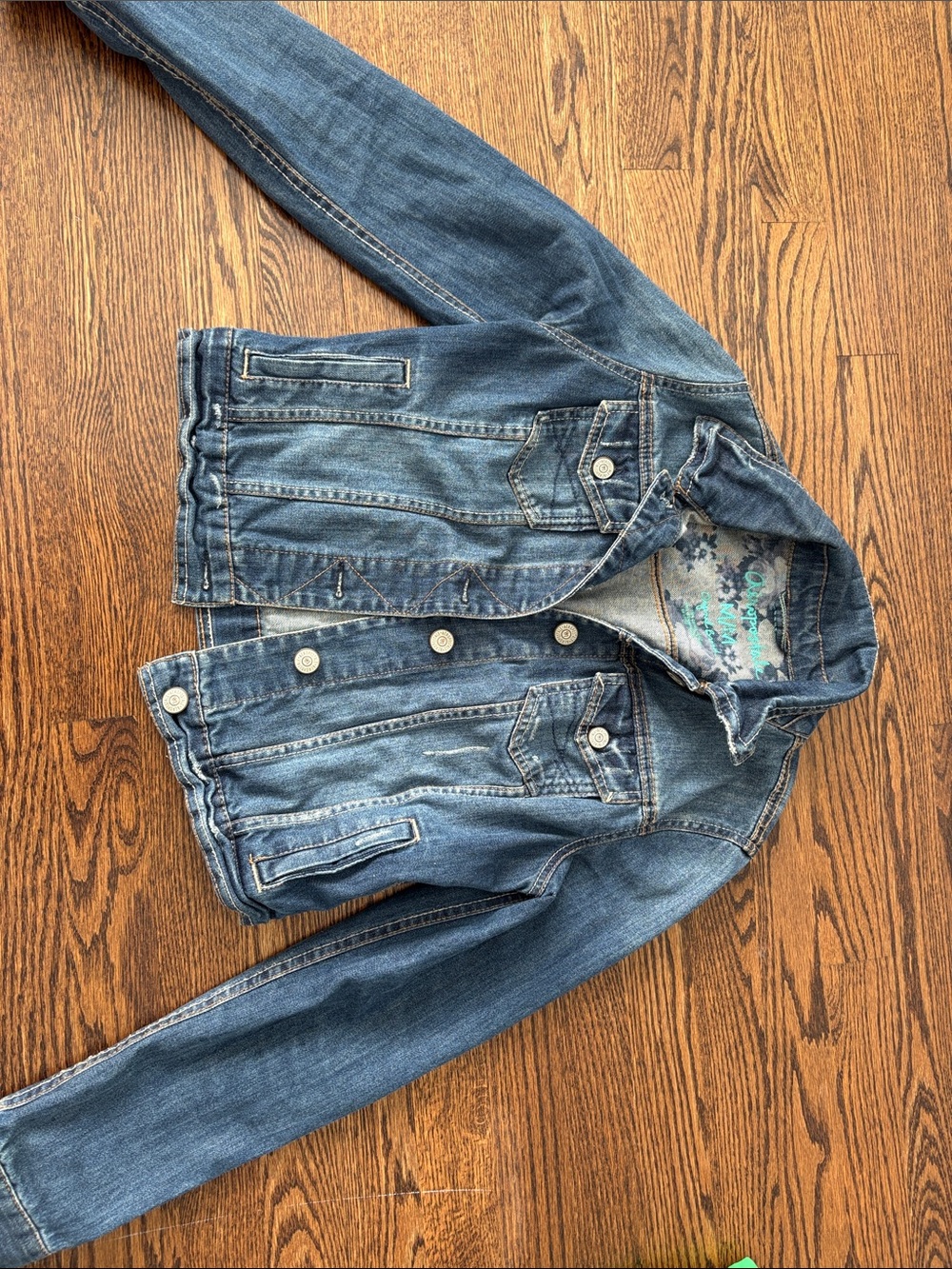 Aeropostale Women's Blue Denim Jacket